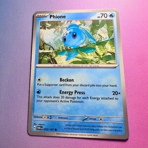 phione - 055/167 (common) — pokemon: twilight masquerade